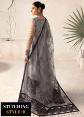 Heer By Alizeh Fashion Embroidered Net Suits Unstitched 3 Piece - ALZ24HF 07 ZOHAL